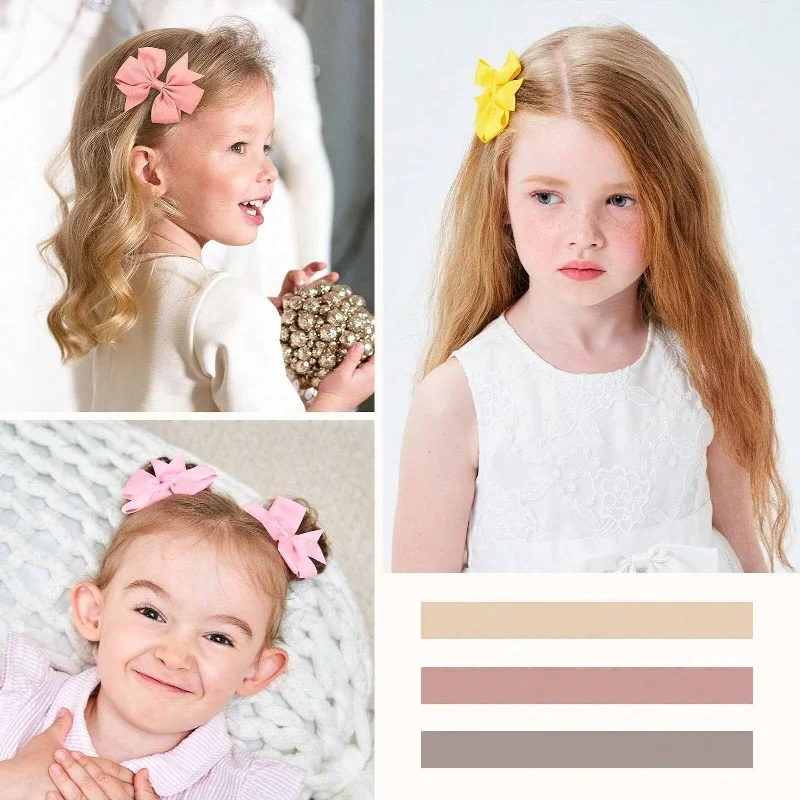 Pinzas de lazo para niña – Pack de accesorios de grosgrain - imagen 4
