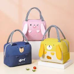 Bolsa térmica infantil con dibujos animados para escuela y picnic