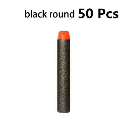 50 Pcs-black round