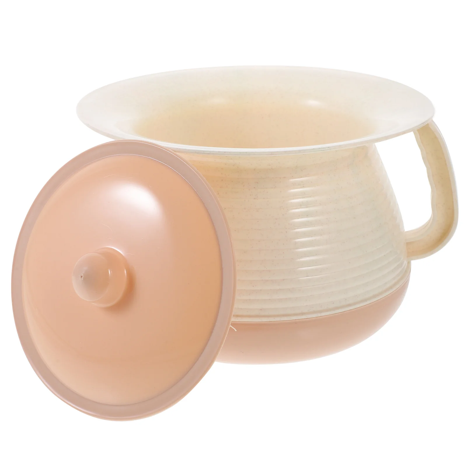 Cuchara para niños con tapa, cubo de orina de plástico reutilizable para ancianos, olla portátil para cámara doméstica, uso nocturno junto a la cama - imagen 2