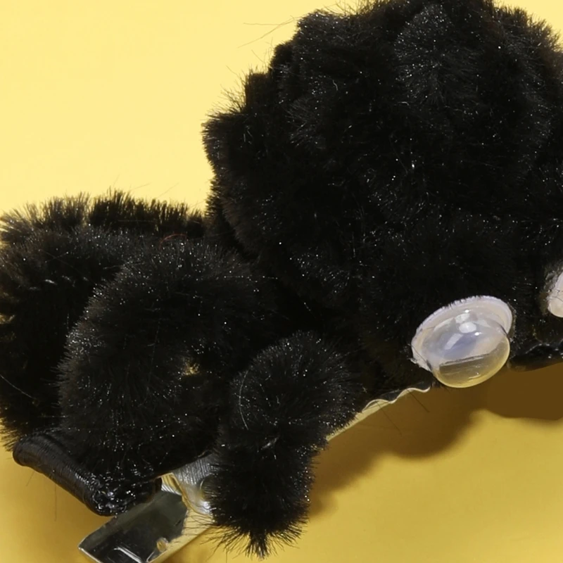 Horquilla bonita de arañas de Halloween para niñas, tocado de animales a la moda, pasadores para el cabello, accesorios para el cabello, decoración de fiesta - imagen 5