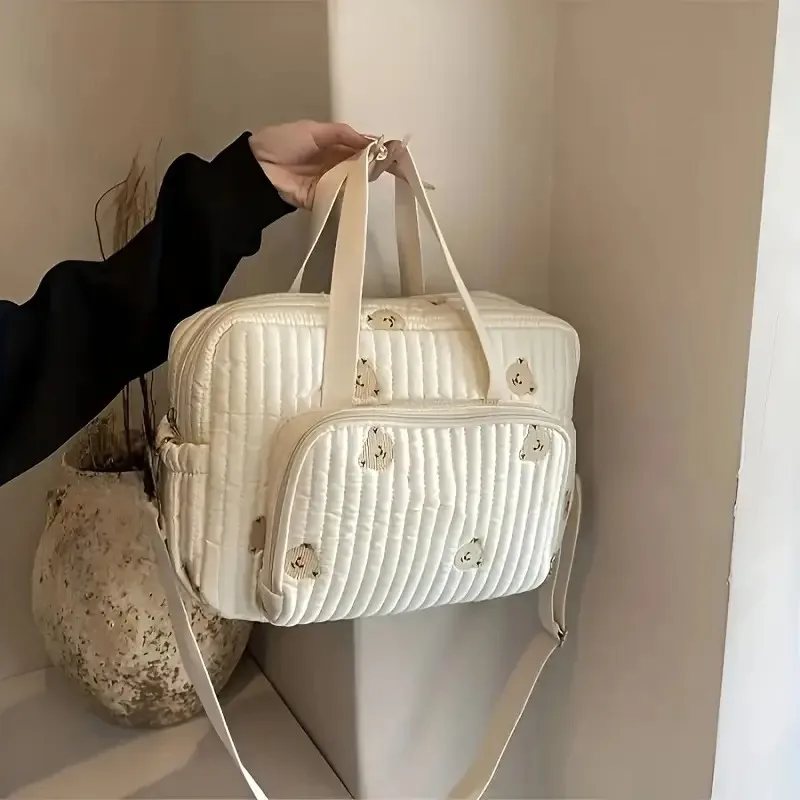 Bolsa de pañales de maternidad grande con organizador de bebés - imagen 3
