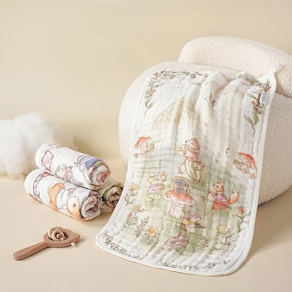 Toalla infantil de algodón con estampado de cuentos - imagen 5