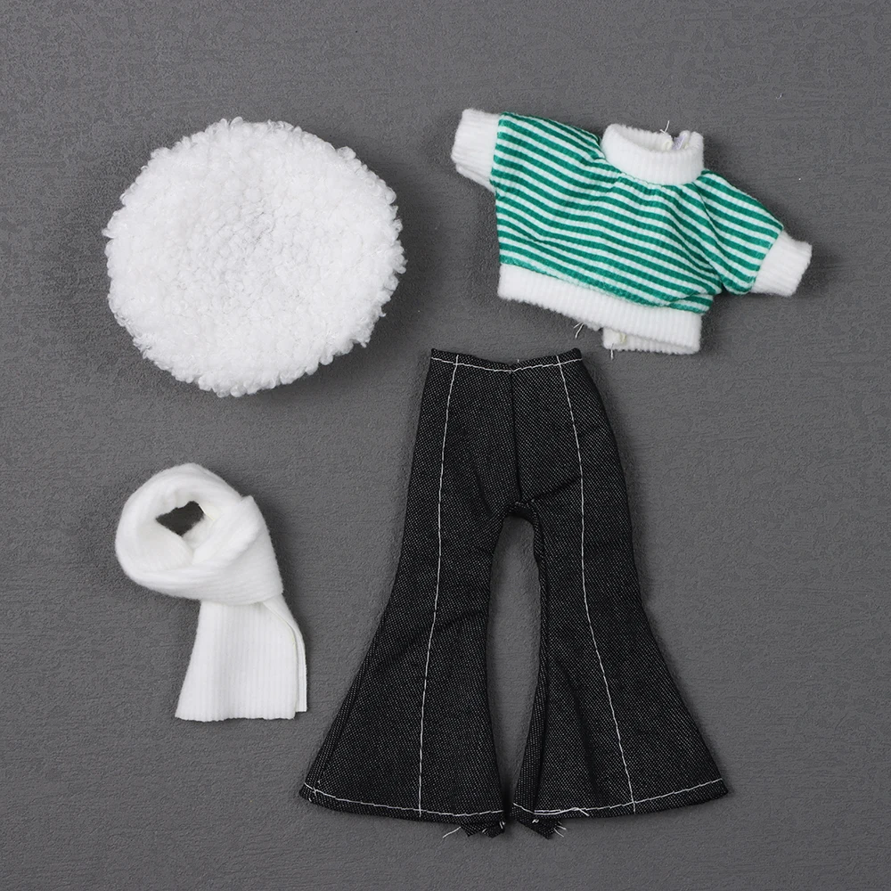 Falda tejida artesanal para muñeca de 30cm – Ropa de juguete infantil - imagen 3