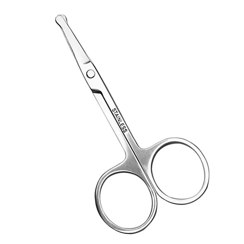 Tijeras para cejas y nariz – Acero inoxidable de seguridad