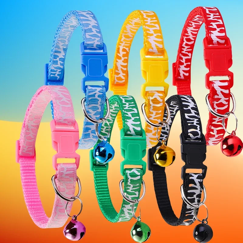 Collar ajustable para gato con campana – Suave y seguro