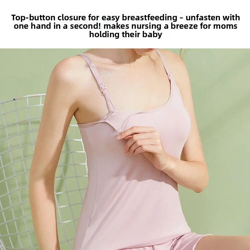 Camisola maternidad con sujetador incorporado – cómoda lactancia - imagen 2