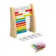 with card and sticks