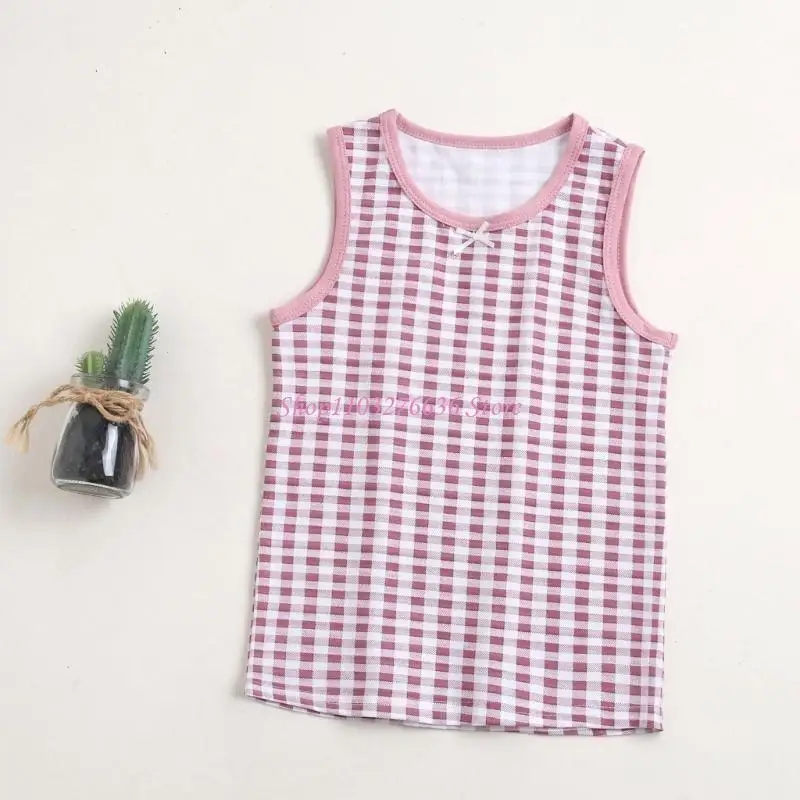 Camiseta deportiva sin mangas de algodón transpirable para niña - imagen 5