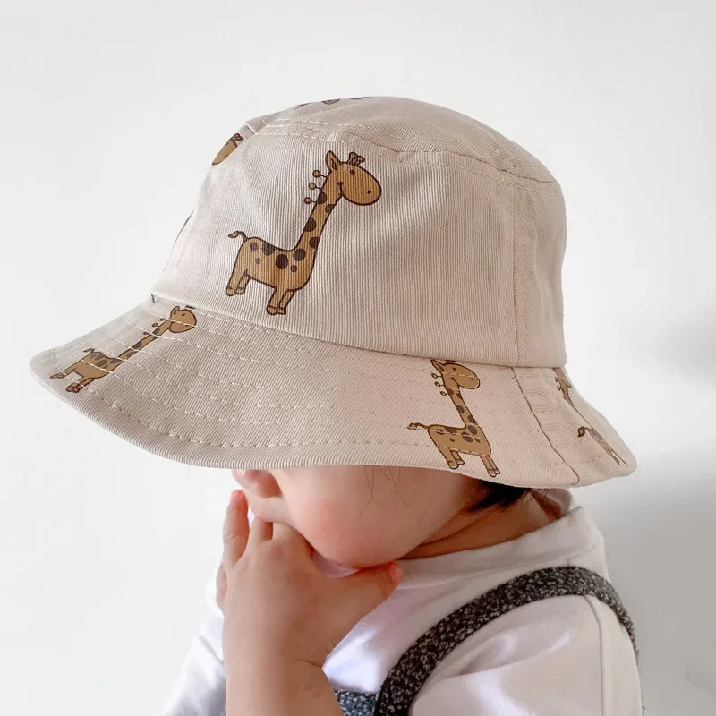 Sombrero solar infantil de jirafa con protección UV transpirable