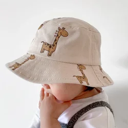 Sombrero solar infantil de jirafa con protección UV transpirable