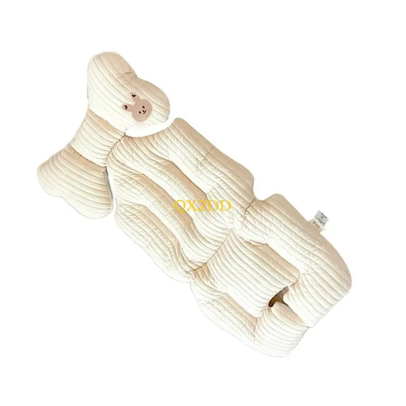 QX2D-cojín para cochecito bebé, soporte corporal suave dibujos animados para bebé, cojín para asiento cochecito, forro - imagen 3