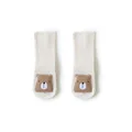 Beige Bear Socks