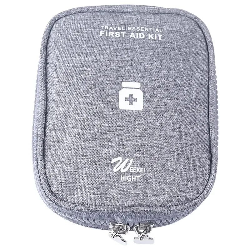 Mini bolsa de almacenamiento de medicamentos portátil, Kit de primeros auxilios de viaje al aire libre, organizador, bolsa de supervivencia de emergencia, estuche para pastillas - imagen 3