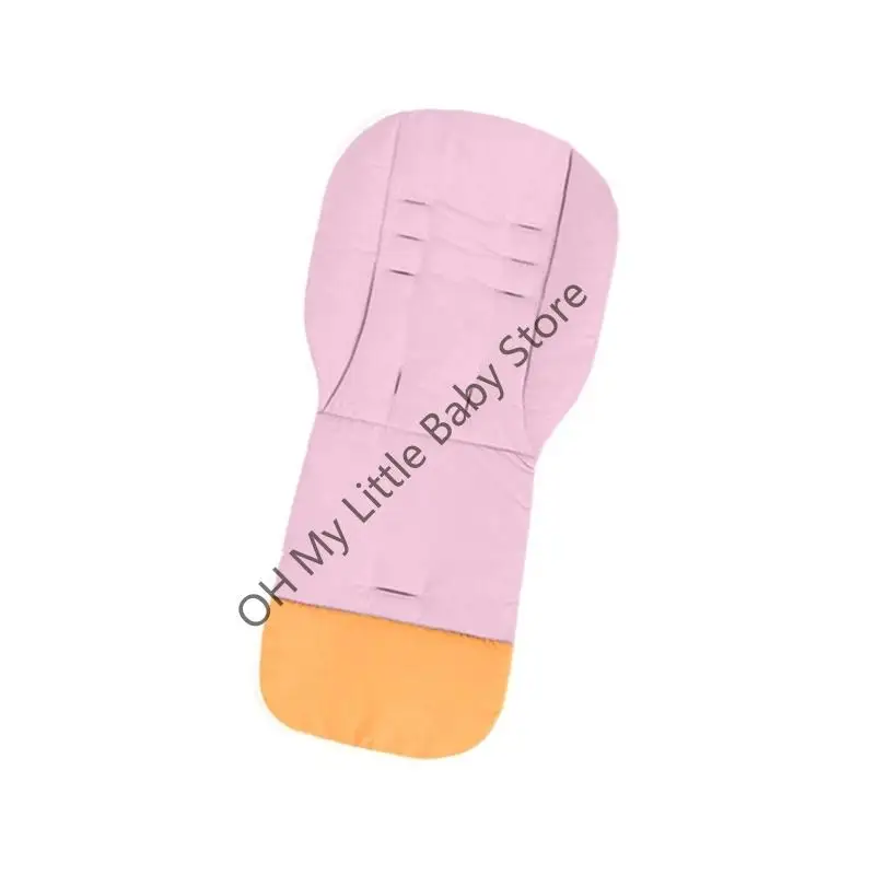 Cojín asiento reversible para cochecitos M76C, uso en las estaciones, orificio para cinturón seguridad poliéster - imagen 3