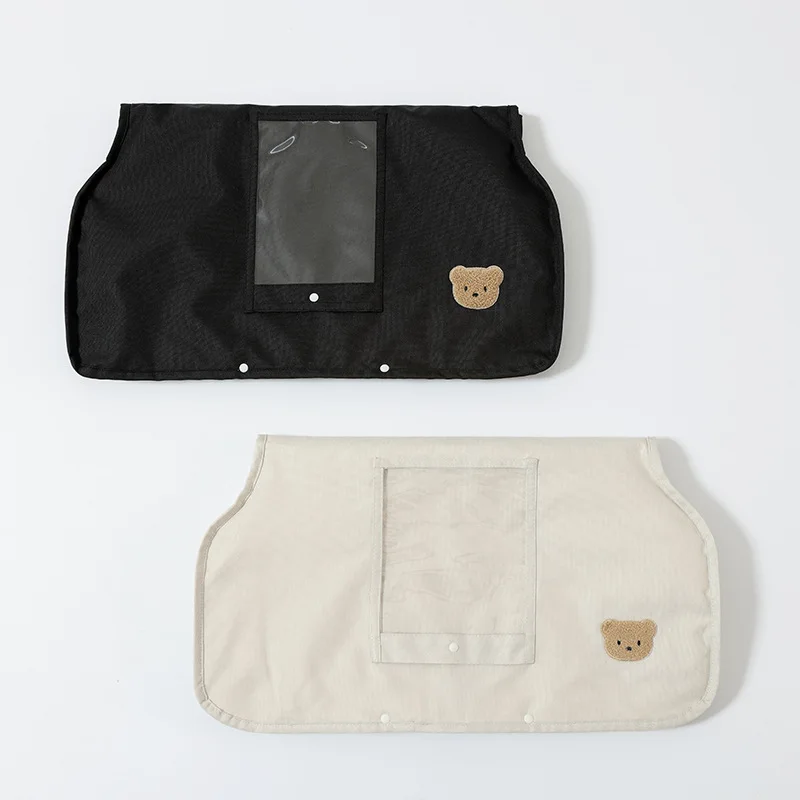 Manoplas cálidas con asa para cochecito con forro polar: accesorio esencial de invierno resistente al viento y engrosado para padres al aire libre. - imagen 4