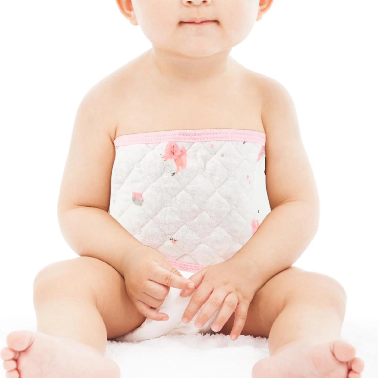 Bandas para el vientre de algodón para bebés, cinturones para el vientre para recién nacidos, cinturón suave para el ombligo, protección Abdominal cálida, 3 uds.
