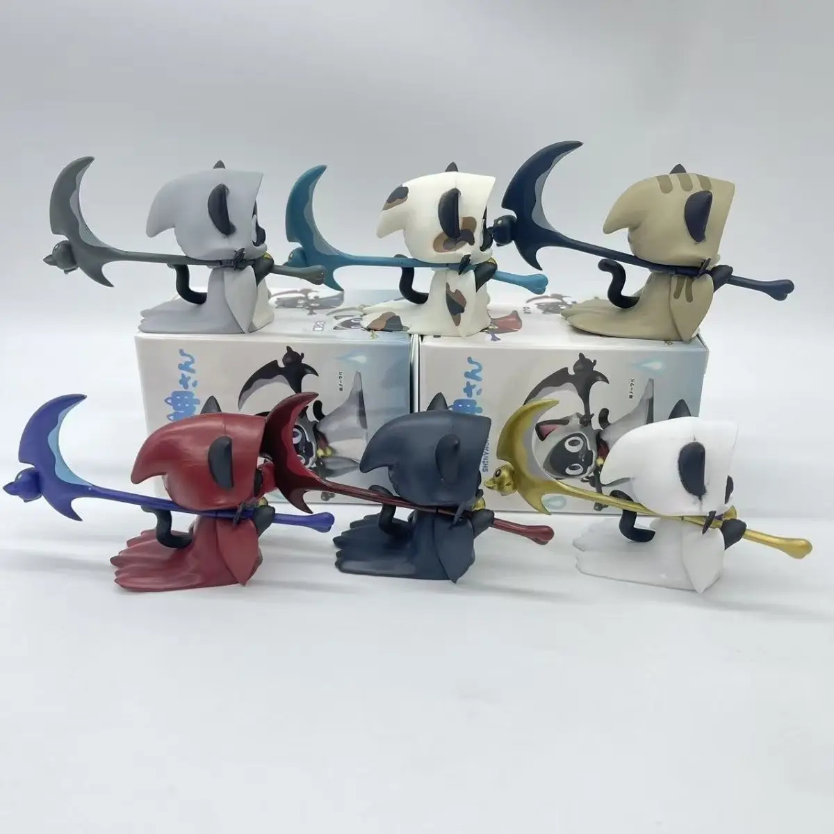 Shinnyagami gato con hoz figura de acción – Caja sorpresa japonesa - imagen 4
