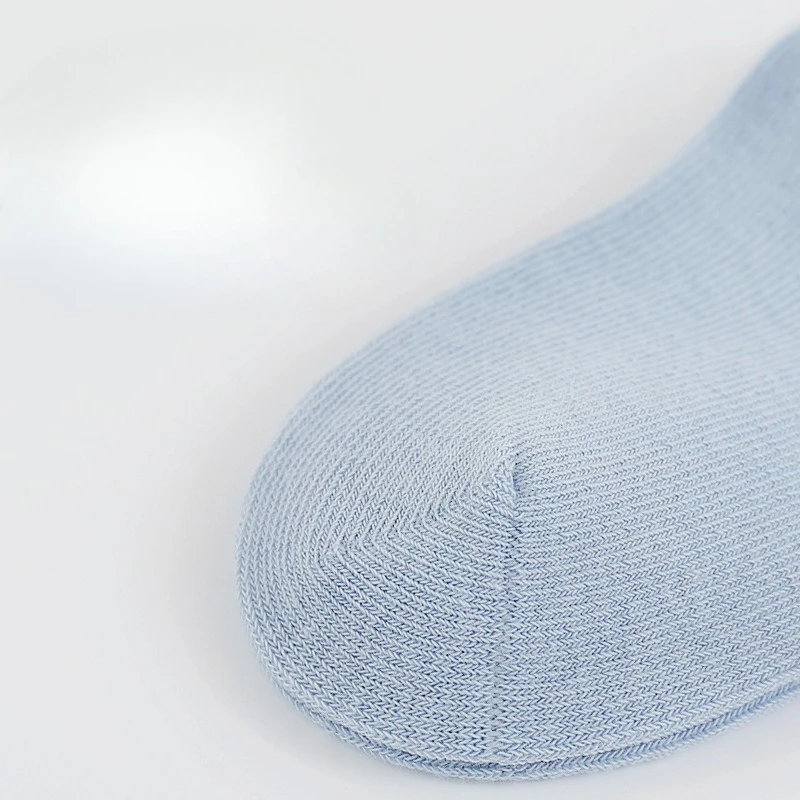 3 pares de calcetines de algodón para bebés recién nacidos, calcetines suaves y sólidos para niños y niñas, calcetines antideslizantes de Color sólido a la moda para niños - imagen 3