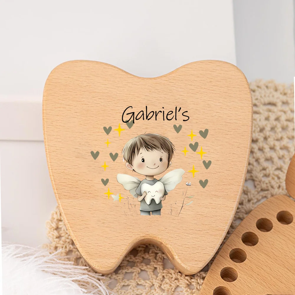 Caja del Ratoncito Pérez de madera – Regalo Baby Shower