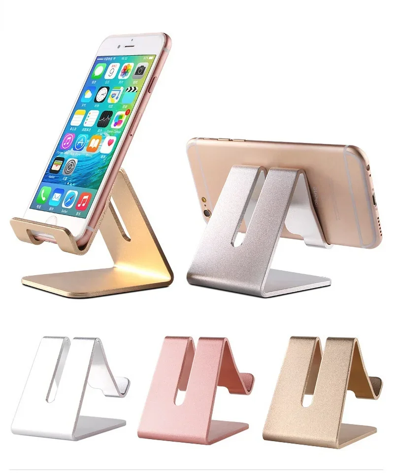 Soporte Universal de Metal para teléfono móvil, soporte para tableta IPhone, soporte de escritorio para teléfono móvil, 1 ud. - imagen 5