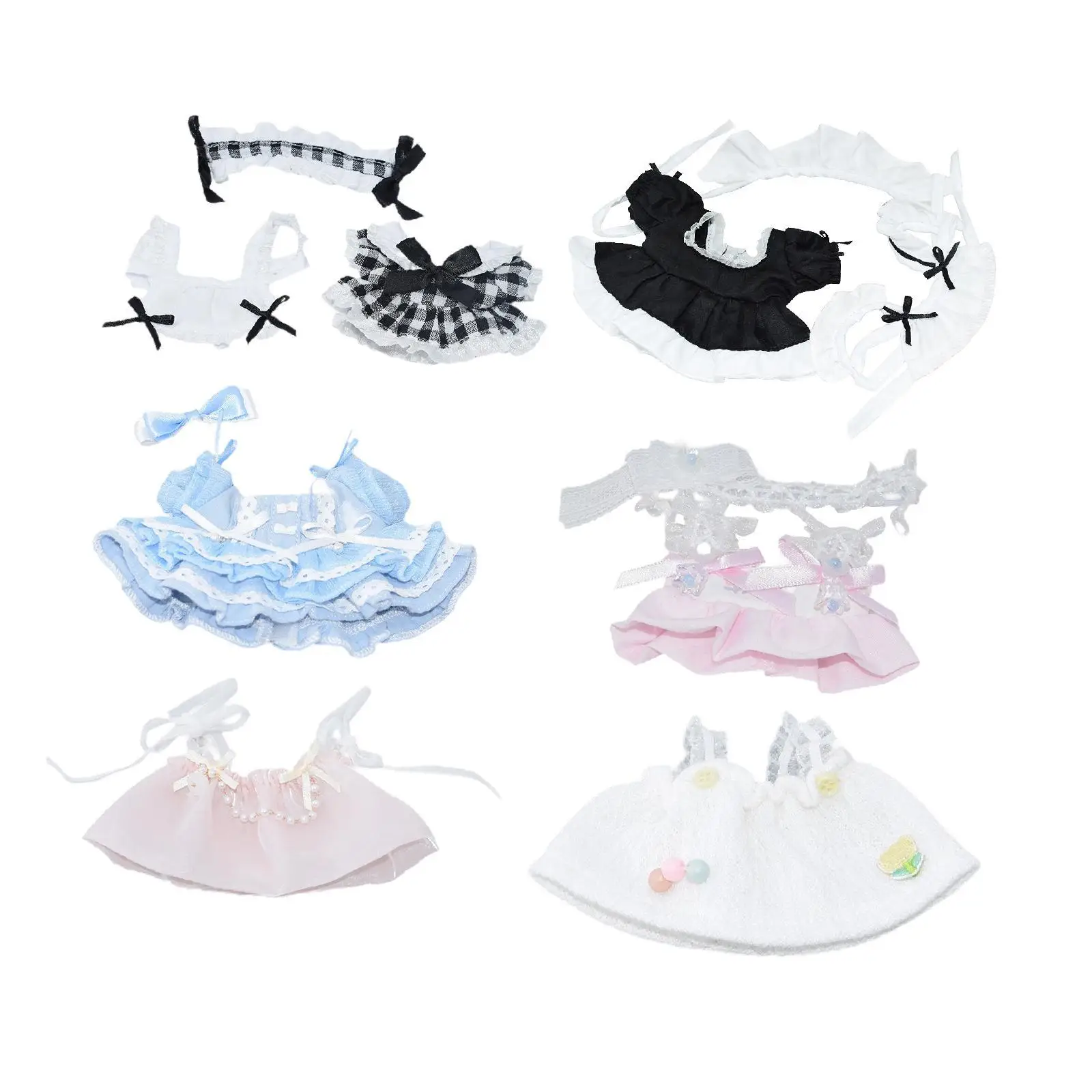 6.69inch Doll Outfit DIY Toy Accessories for Girls Gift Fashion Pendant