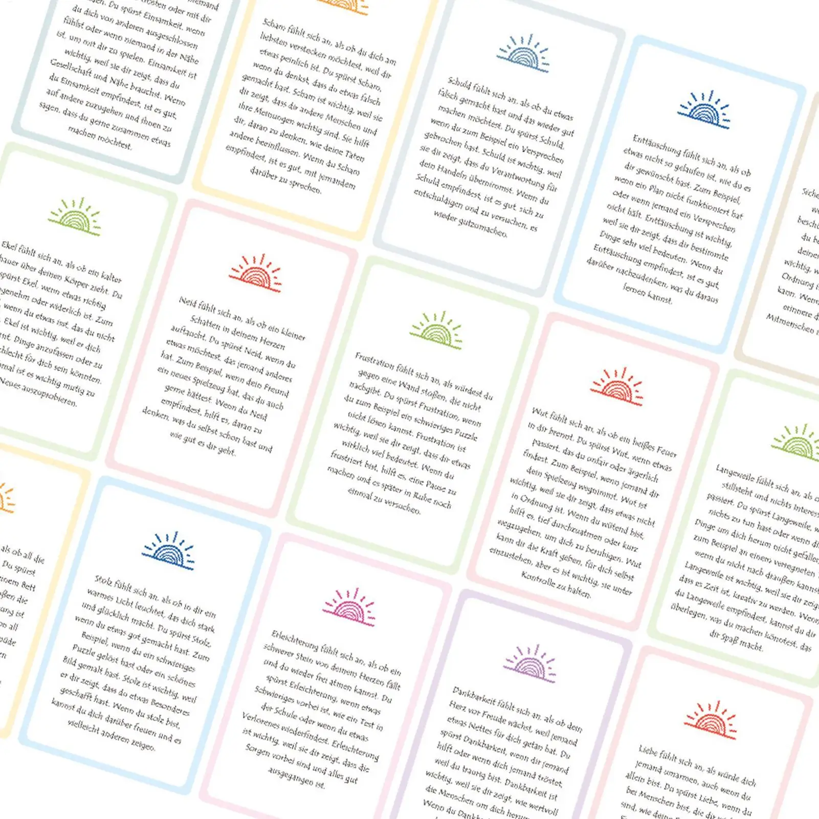 Tarjetas de emoción para niños, tarjetas de emoción con imagen realista para niños pequeños, tarjeta Flash de aprendizaje educativo compacta para niños y niñas - imagen 4