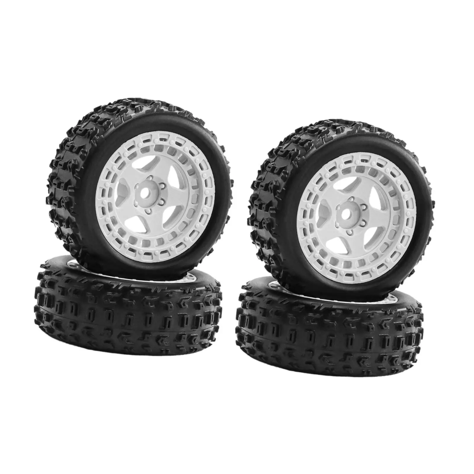 4Pcs Wheels and Tires 2.7x1inch for 1/18 2S 223S RC Truck Lightweight Sturdy
