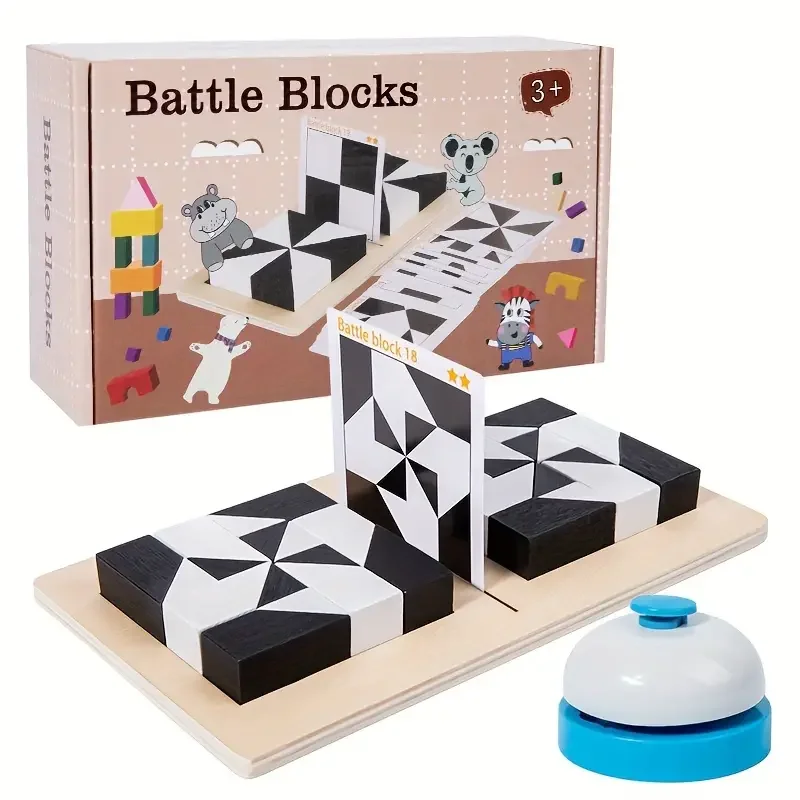 Rompecabezas 3D Geométrico para Niños – Juguete Educativo Familiar