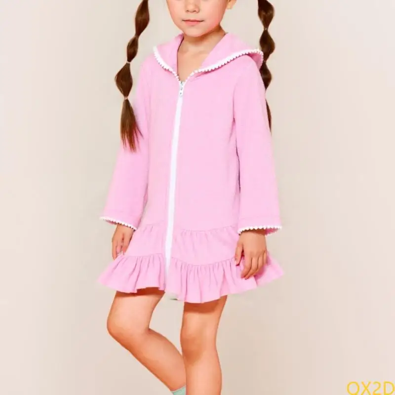 Vestido de baño manga larga cremallera para niña - imagen 4