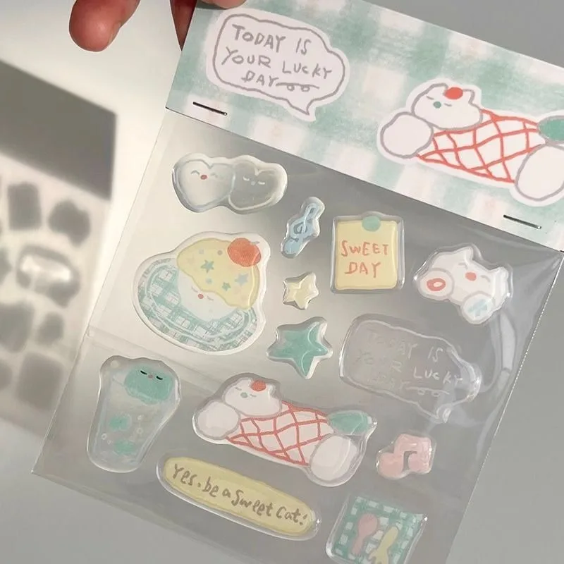 Detalles de las pegatinas 3D
