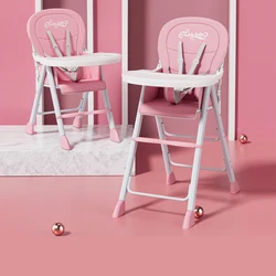 Silla de alimentación alta – Trona plegable multifuncional para bebé