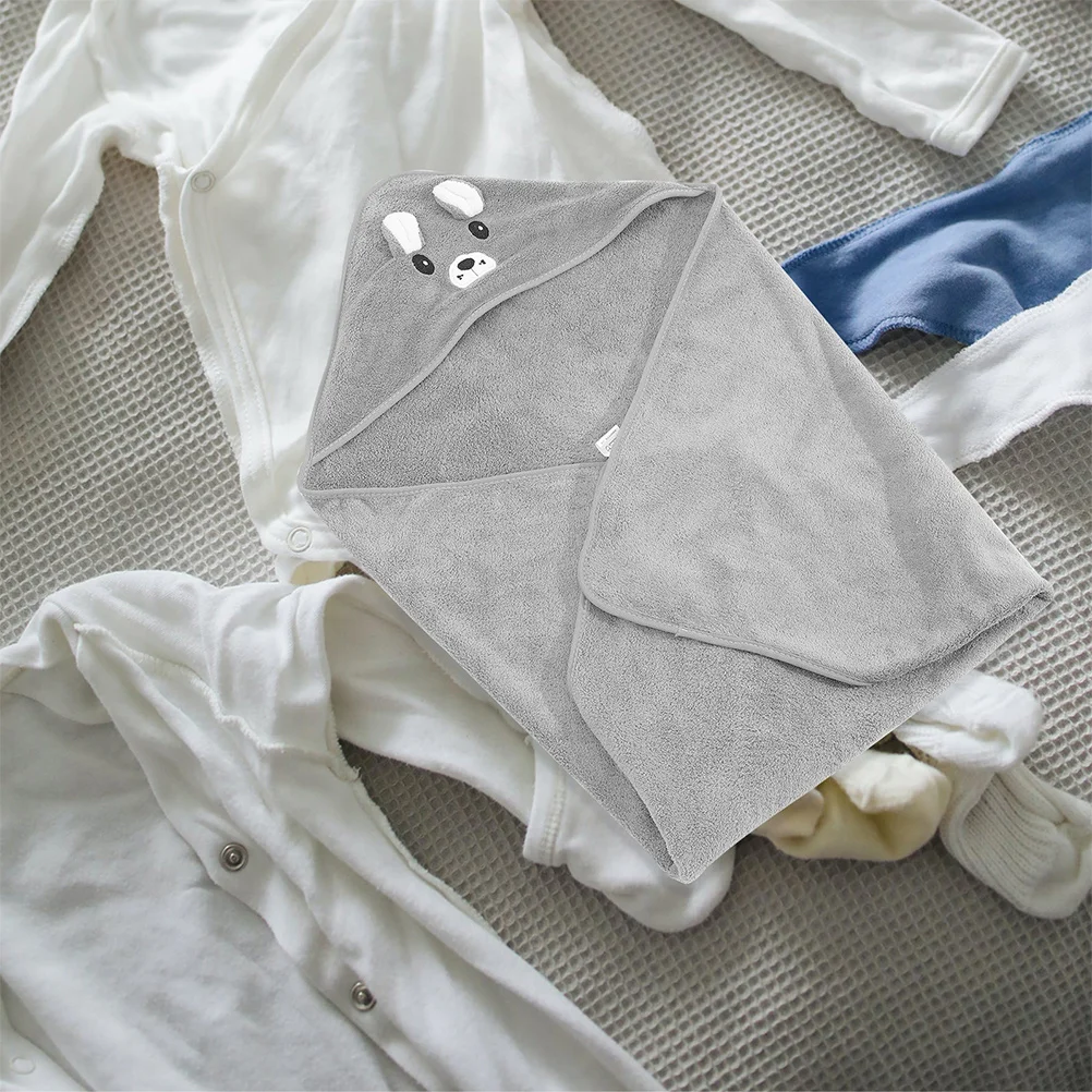 Toalla de baño para niños, 2 uds., forro polar Coral, suave y absorbente, capa de toalla de ducha para niños pequeños, adecuada para interiores y exteriores