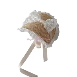 Gorro playa R6FD para niña – Sombrero verano tocado bebé