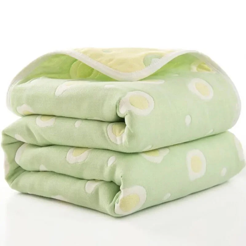 Toalla de baño de gasa de 3 capas para bebé, toalla de algodón puro de verano, manta para siesta para niños, manta fresca de verano, manta de hilo de algodón de 80-110CM - imagen 3