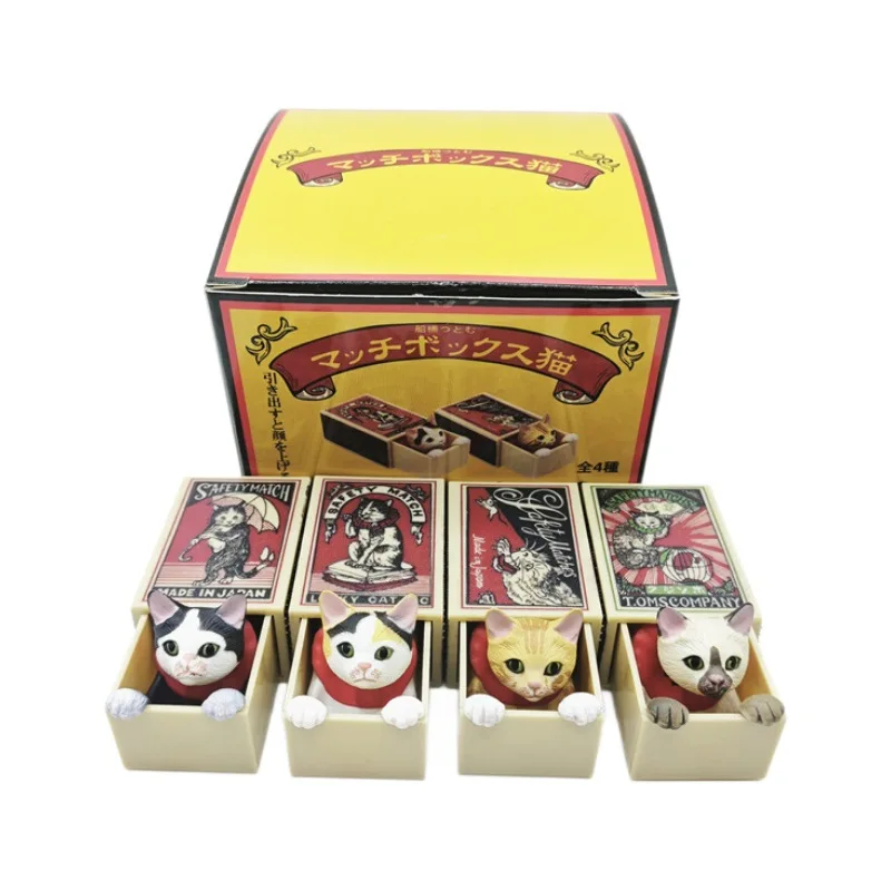 Nueva caja ciega para gatos, juguetes de figuras de gato de la serie Matchbox, juguetes para fanáticos, regalo para niños - imagen 2