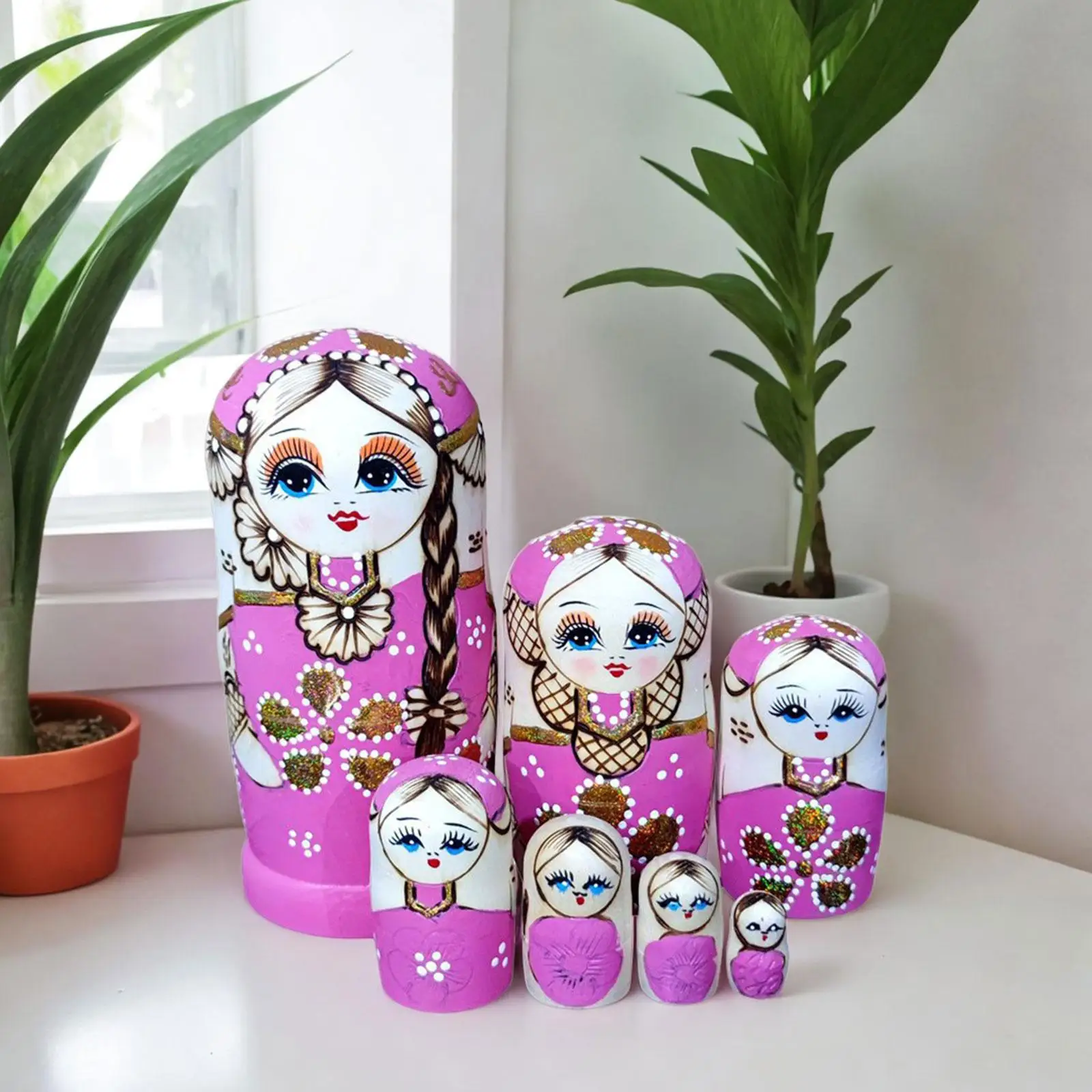 Muñecas rusas Matryoshka 7 piezas - vista principal
