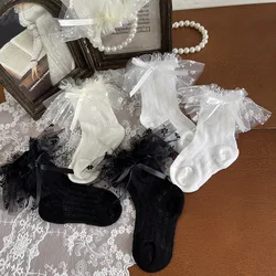 Calcetines bordados para niña – Algodón fresco verano