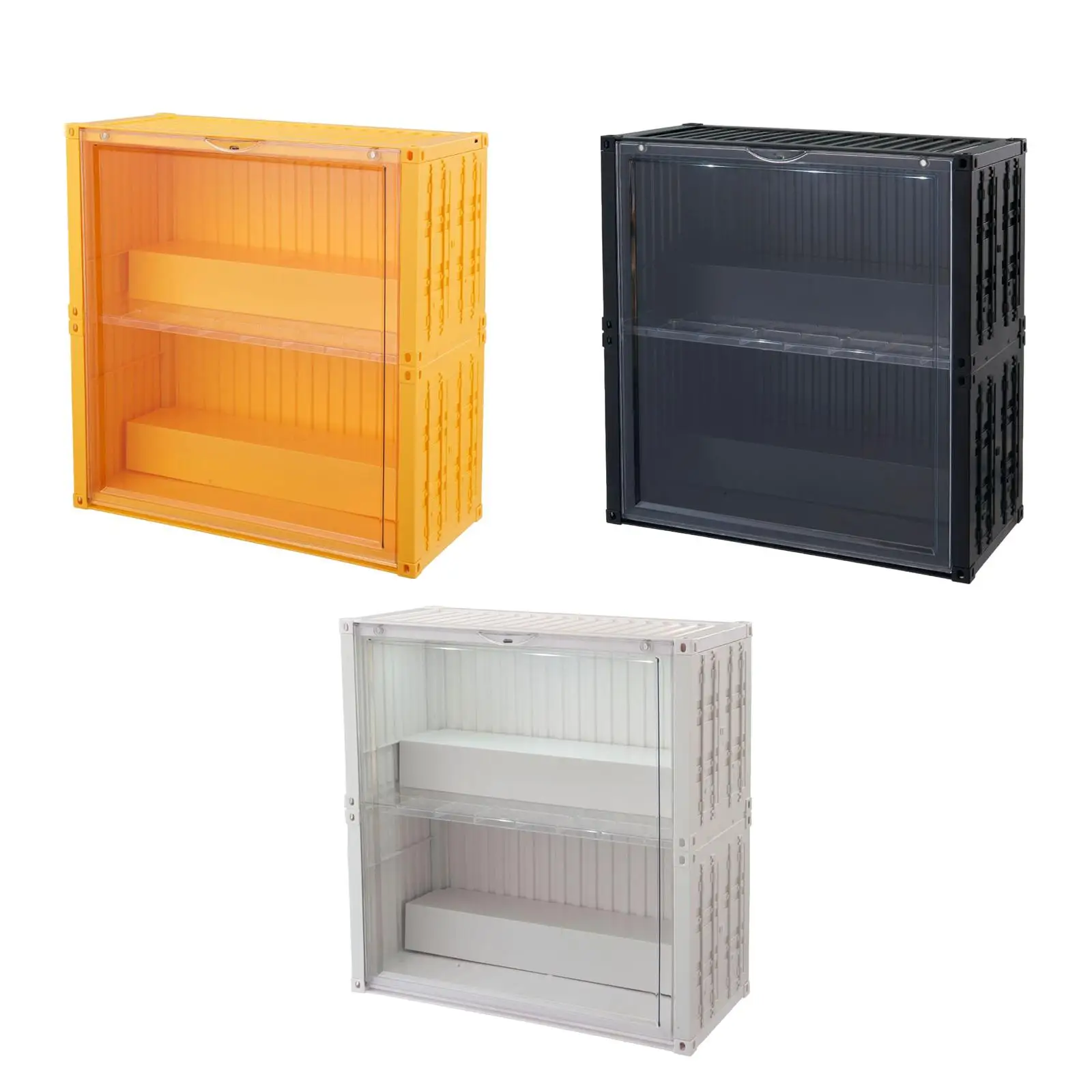 Display Case for Collectibles Dolls Miniature Figurines Doll Storage Box