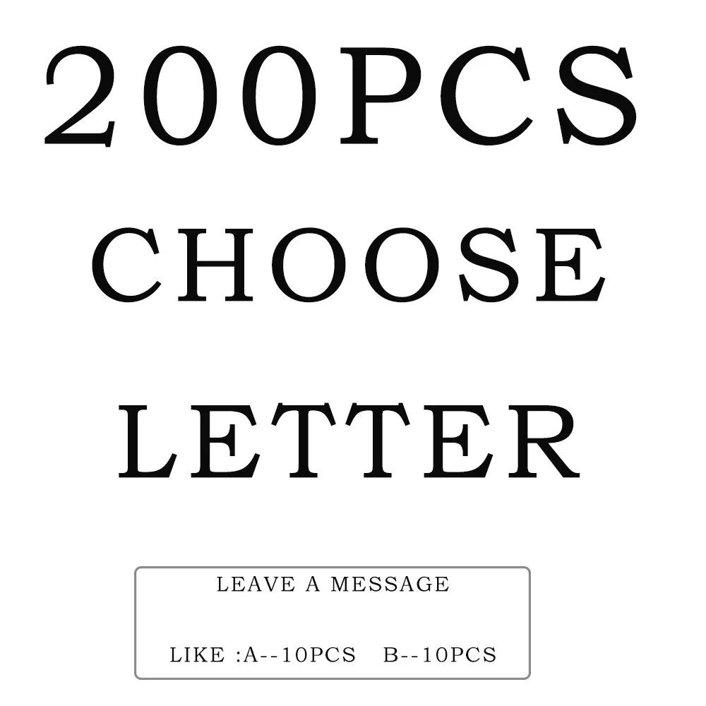 200Pcs Choose Letter