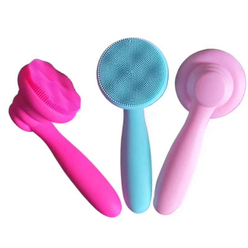 Cepillo de baño de silicona para bebés – Suave y con mango - imagen 4
