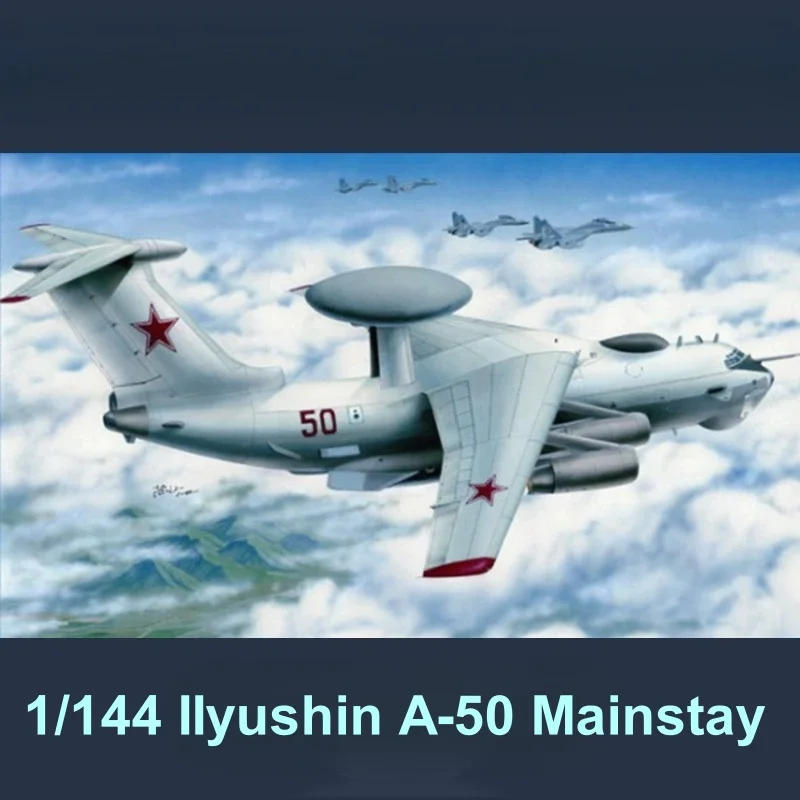 TRUMPETER 1/144 A-50 AWACS Modelo de rompecabezas de ensamblaje de plástico