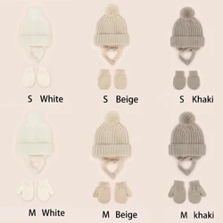 Gorro y manoplas de punto para bebé – Conjunto cálido y suave