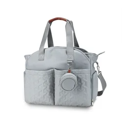 Bolsa de pañales grande con bolsillos para ropa seca y mojada, paseos