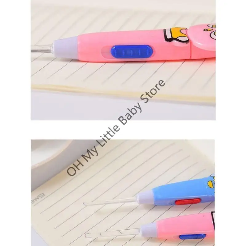 Removedor cera para los oídos con iluminación LED, tapones para los oídos luminosos extraíbles, Herramientas limpieza