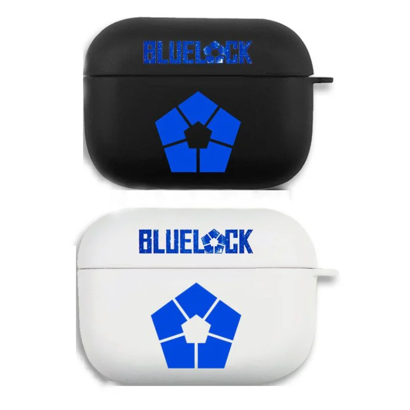 Funda de auriculares con cerradura azul para Airpods 1, 2, 3 Pro, silicona de dibujos animados, Color sólido, auriculares Bluetooth, funda protectora suave, regalos - imagen 4