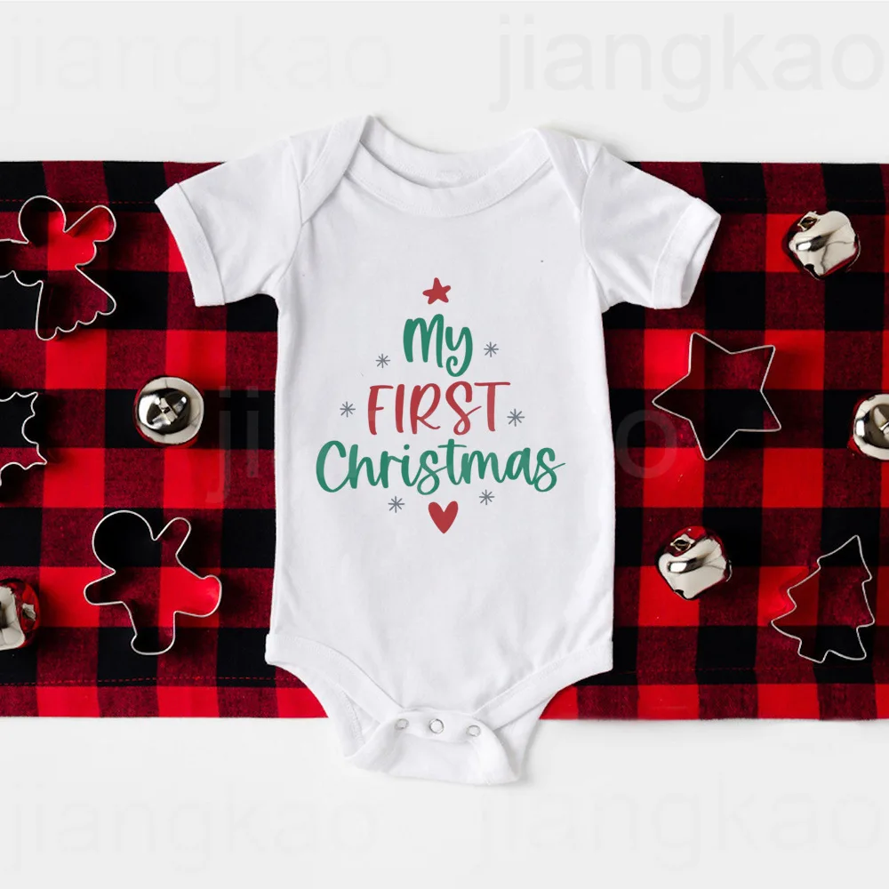 Body bebé estampado ciervo Navidad manga corta fiesta - imagen 2