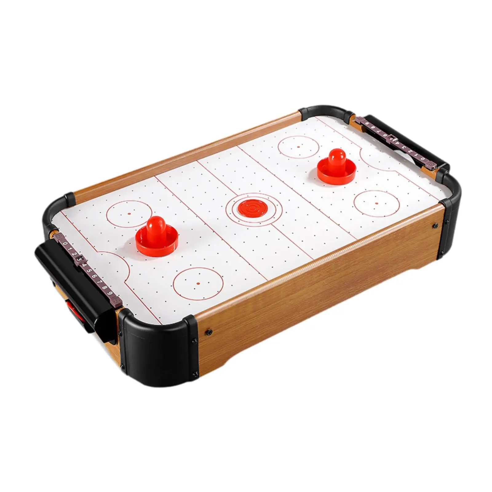 Tabletop Hockey Toy Desktop Classic Game Play Fun Fast Move Electric Wood Family Game Party Games for Family Kids Children