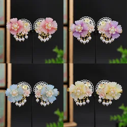 Pinza floral para pelo de bebé – Accesorio suave
