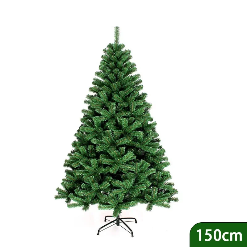 Mini árbol de Navidad de pino Artificial, suministros de decoración, hojas encriptadas, ramas, portátil, Simple de instalar, regalo - imagen 5